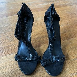 Elizabeth and James stiletto, black gemstone